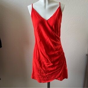 Urban Outfitters Bold Red Mini Dress